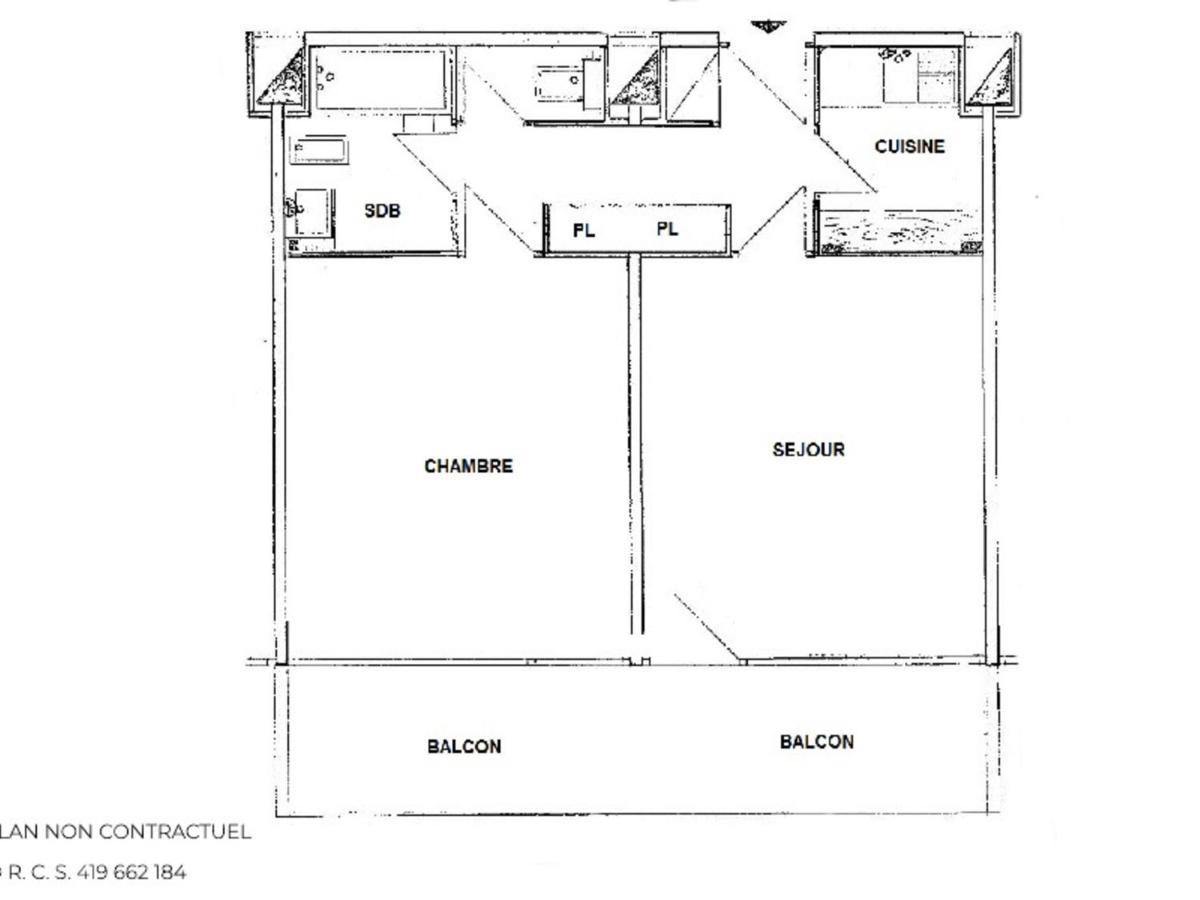 Appartement Au Pied Des Pistes Pour 4 Pers, Balcon Sud, Centre Des Menuires, Proche Commerces - Fr-1-452-184 Saint-Martin-de-Belleville Εξωτερικό φωτογραφία